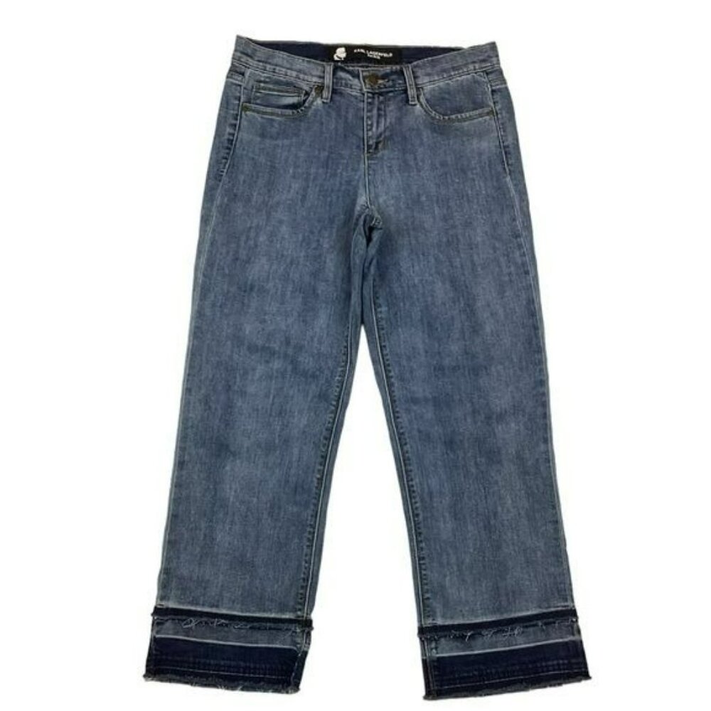 Karl Lagerfeld Paris Womens Cropped Jeans Size 4